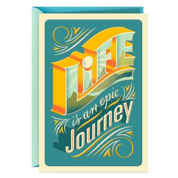 Life Is an Epic Journey Birthday Card by Hallmark - Picture 1 of 7